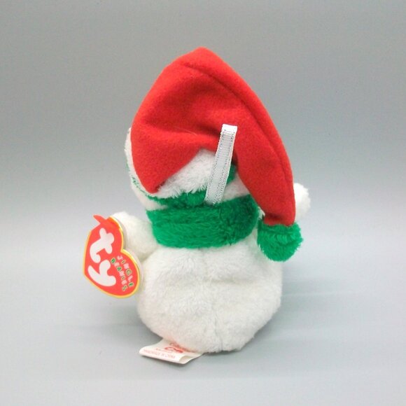 Ty Jingle Beanies Snowmen Ornament Set 2002 Snowgirl 2003 Chillin 2004 Melton - Picture 8 of 15